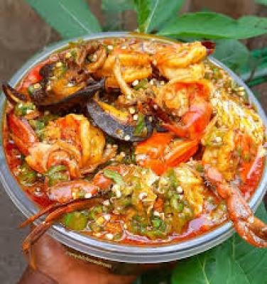 Seafood Okro Assorted